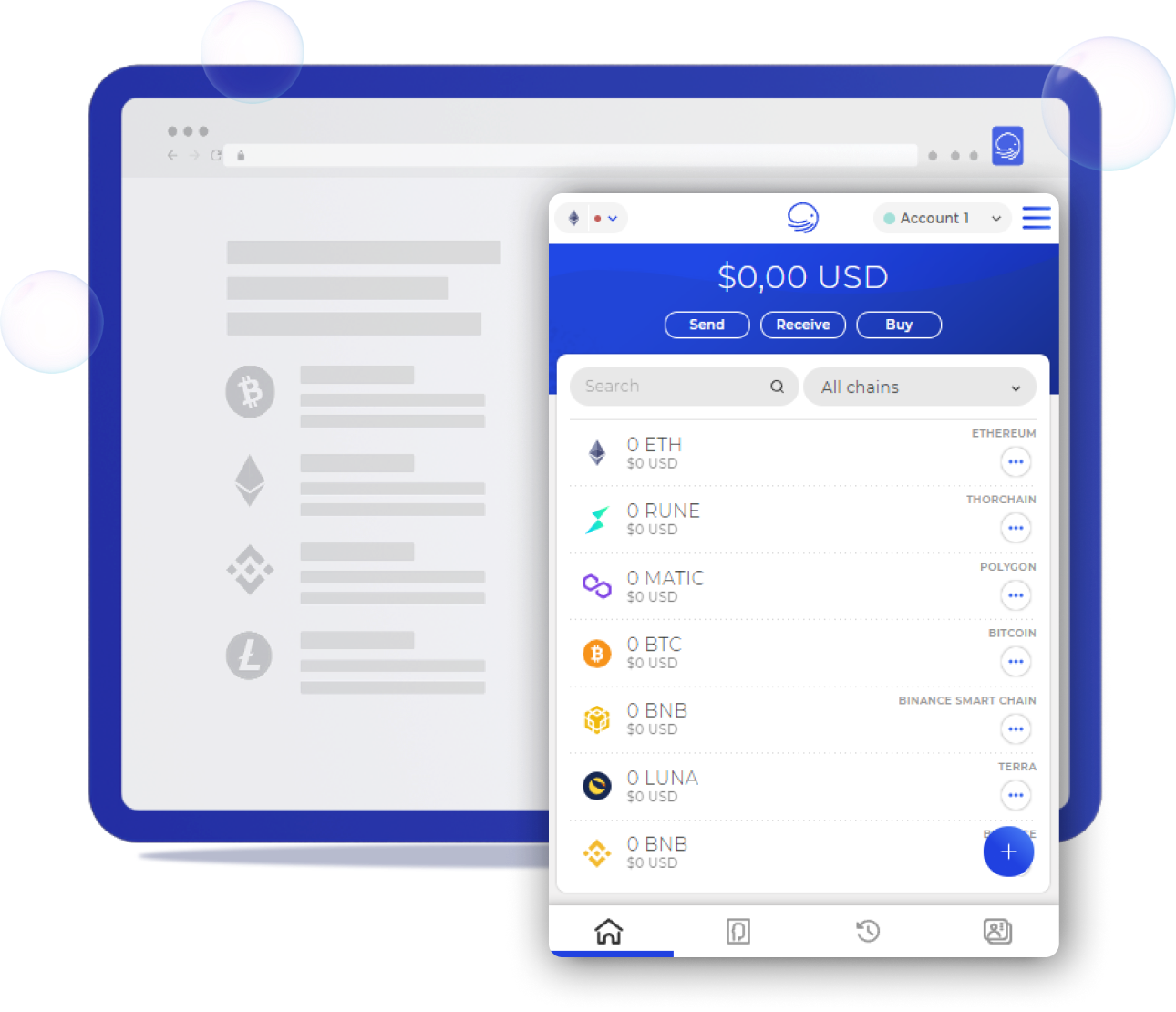 Multichain View with XDEFI Wallet
