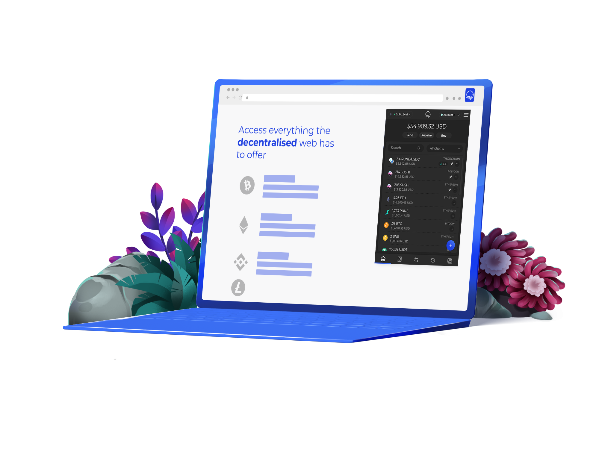 XDEFI on a Laptop