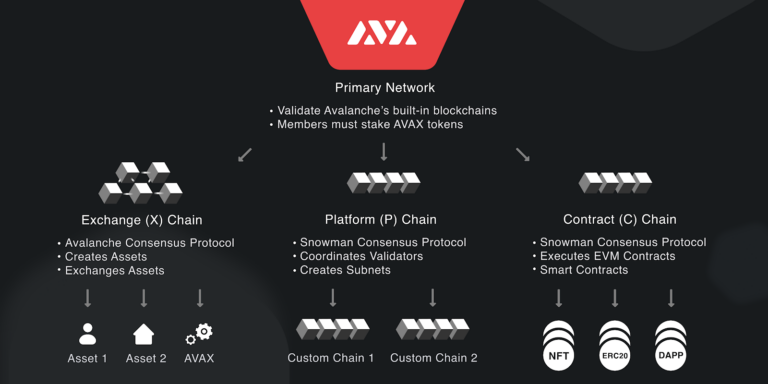 Avalanche's 3 Blockchains Explained