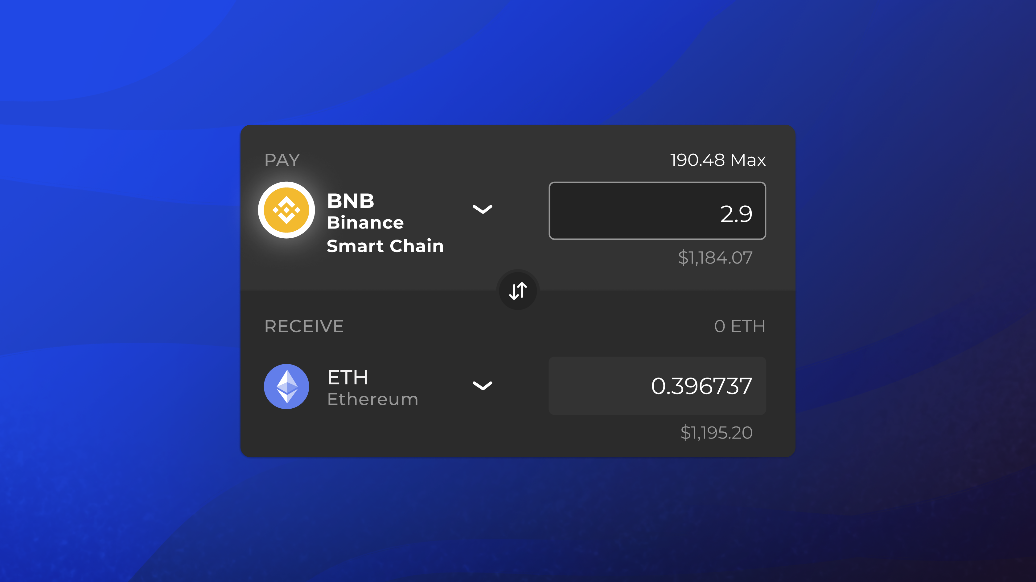XDEFI Wallet supports BNB Smart Chain (BSC)