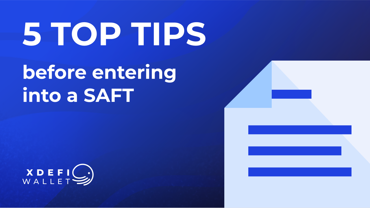5 Top tips before entering into a SAFT